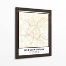 Birmingham, 1 Mapas 20 - Emiliano Deificus | Cuadro decorativo de Canvas Lab