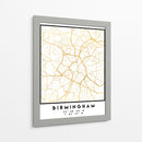 Birmingham, 1 Mapas 20 - Emiliano Deificus | Cuadro decorativo de Canvas Lab