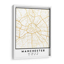 Manchester, 1 Mapas 19 - Emiliano Deificus | Cuadro decorativo de Canvas Lab