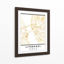 Liverpool, 1 Mapas 18 - Emiliano Deificus | Cuadro decorativo de Canvas Lab