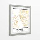 Liverpool, 1 Mapas 18 - Emiliano Deificus | Cuadro decorativo de Canvas Lab