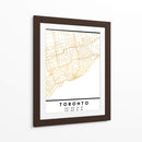 Toronto, 1 Mapas 16 - Emiliano Deificus | Cuadro decorativo de Canvas Lab