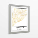 Toronto, 1 Mapas 16 - Emiliano Deificus | Cuadro decorativo de Canvas Lab