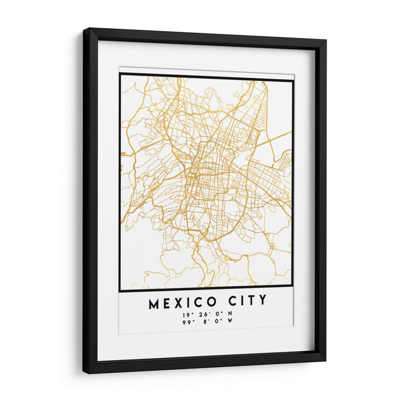 Ciudad de Mexico, 1 Mapas 17 - Emiliano Deificus | Cuadro decorativo de Canvas Lab