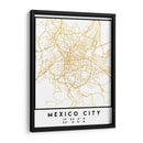 Ciudad de Mexico, 1 Mapas 17 - Emiliano Deificus | Cuadro decorativo de Canvas Lab