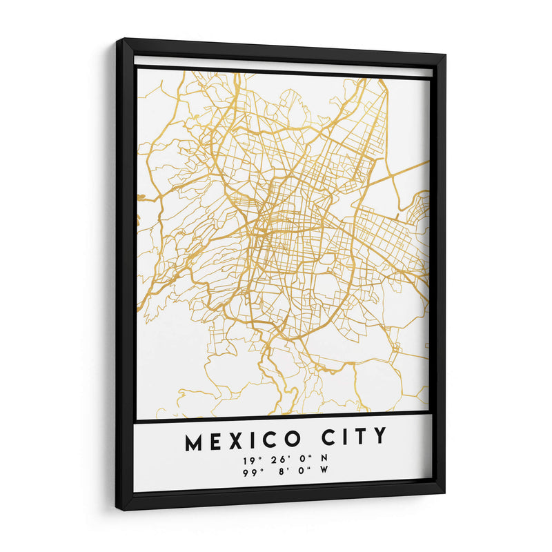 Ciudad de Mexico, 1 Mapas 17 - Emiliano Deificus | Cuadro decorativo de Canvas Lab