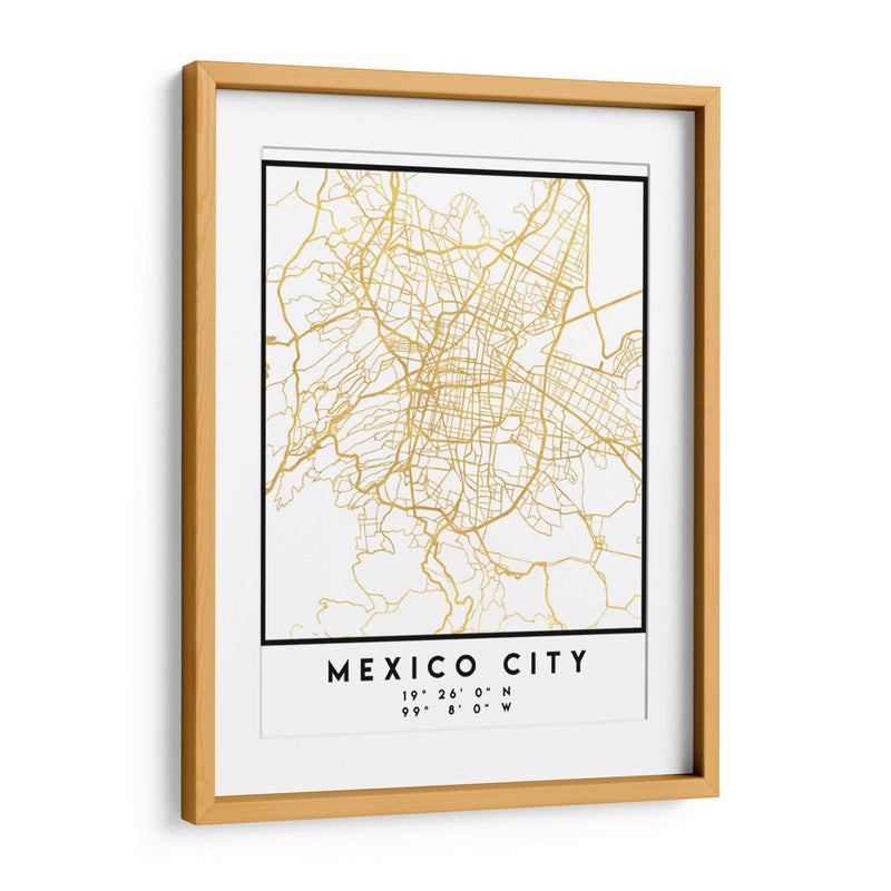 Ciudad de Mexico, 1 Mapas 17 - Emiliano Deificus | Cuadro decorativo de Canvas Lab