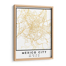 Ciudad de Mexico, 1 Mapas 17 - Emiliano Deificus | Cuadro decorativo de Canvas Lab