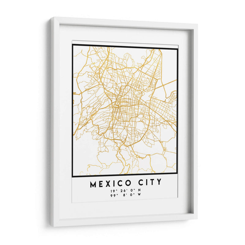 Ciudad de Mexico, 1 Mapas 17 - Emiliano Deificus | Cuadro decorativo de Canvas Lab