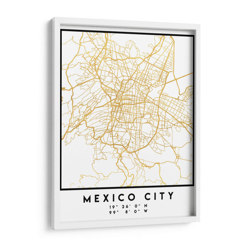 Ciudad de Mexico, 1 Mapas 17 - Emiliano Deificus | Cuadro decorativo de Canvas Lab
