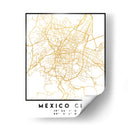 Ciudad de Mexico, 1 Mapas 17 - Emiliano Deificus | Cuadro decorativo de Canvas Lab