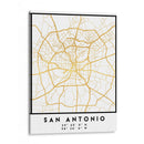San Antonio, 1 Mapas 14 - Emiliano Deificus | Cuadro decorativo de Canvas Lab