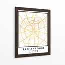 San Antonio, 1 Mapas 14 - Emiliano Deificus | Cuadro decorativo de Canvas Lab
