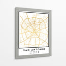 San Antonio, 1 Mapas 14 - Emiliano Deificus | Cuadro decorativo de Canvas Lab