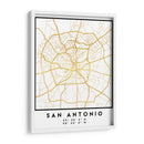 San Antonio, 1 Mapas 14 - Emiliano Deificus | Cuadro decorativo de Canvas Lab