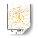 San Antonio, 1 Mapas 14 - Emiliano Deificus | Cuadro decorativo de Canvas Lab