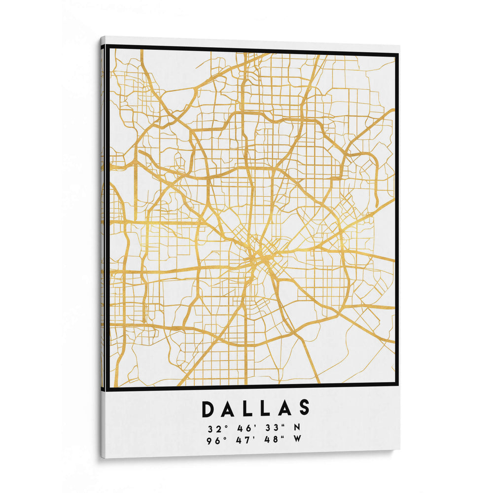 Dallas, 1 Mapas 13 - Emiliano Deificus | Cuadro decorativo de Canvas Lab