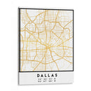 Dallas, 1 Mapas 13 - Emiliano Deificus | Cuadro decorativo de Canvas Lab