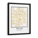 Dallas, 1 Mapas 13 - Emiliano Deificus | Cuadro decorativo de Canvas Lab