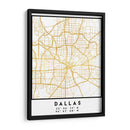 Dallas, 1 Mapas 13 - Emiliano Deificus | Cuadro decorativo de Canvas Lab