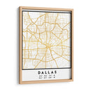 Dallas, 1 Mapas 13 - Emiliano Deificus | Cuadro decorativo de Canvas Lab