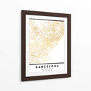 Barcelona, 1 Mapas 11 - Emiliano Deificus | Cuadro decorativo de Canvas Lab