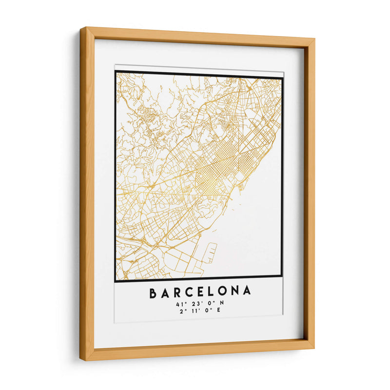 Barcelona, 1 Mapas 11 - Emiliano Deificus | Cuadro decorativo de Canvas Lab