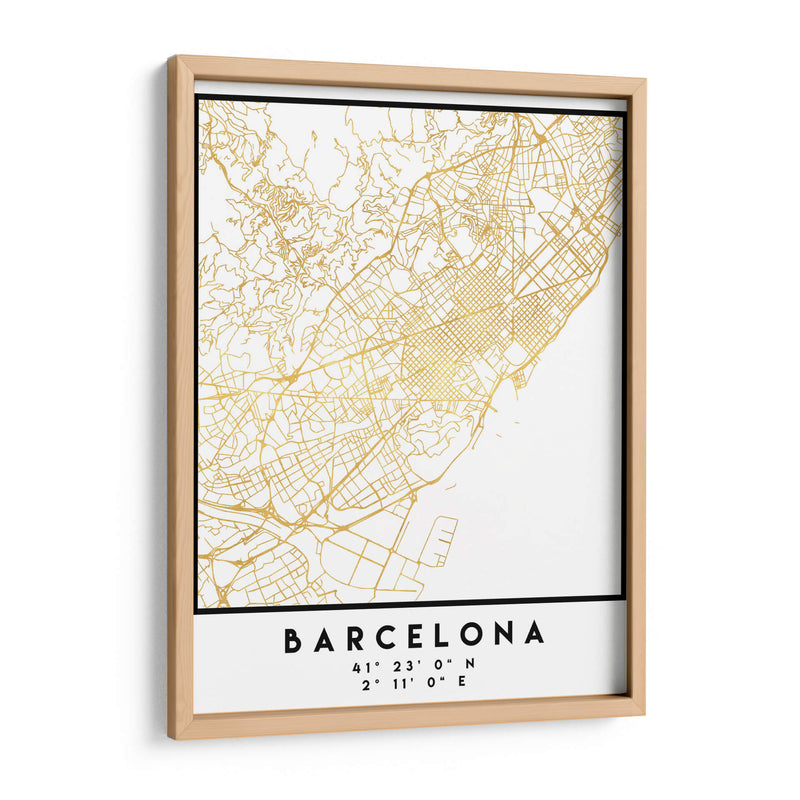 Barcelona, 1 Mapas 11 - Emiliano Deificus | Cuadro decorativo de Canvas Lab