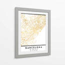 Barcelona, 1 Mapas 11 - Emiliano Deificus | Cuadro decorativo de Canvas Lab