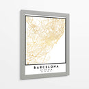 Barcelona, 1 Mapas 11 - Emiliano Deificus | Cuadro decorativo de Canvas Lab
