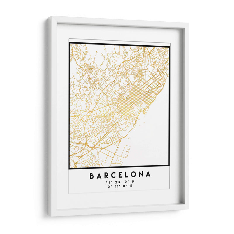 Barcelona, 1 Mapas 11 - Emiliano Deificus | Cuadro decorativo de Canvas Lab