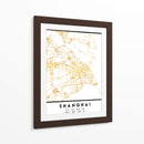 Shanghai, 1 Mapas 10 - Emiliano Deificus | Cuadro decorativo de Canvas Lab