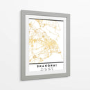 Shanghai, 1 Mapas 10 - Emiliano Deificus | Cuadro decorativo de Canvas Lab
