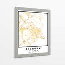 Shanghai, 1 Mapas 10 - Emiliano Deificus | Cuadro decorativo de Canvas Lab