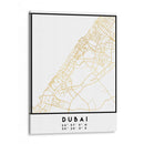 Dubai, 1 Mapas 09 - Emiliano Deificus | Cuadro decorativo de Canvas Lab