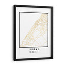 Dubai, 1 Mapas 09 - Emiliano Deificus | Cuadro decorativo de Canvas Lab
