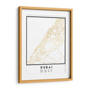 Dubai, 1 Mapas 09 - Emiliano Deificus | Cuadro decorativo de Canvas Lab