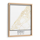 Dubai, 1 Mapas 09 - Emiliano Deificus | Cuadro decorativo de Canvas Lab