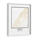 Dubai, 1 Mapas 09 - Emiliano Deificus | Cuadro decorativo de Canvas Lab