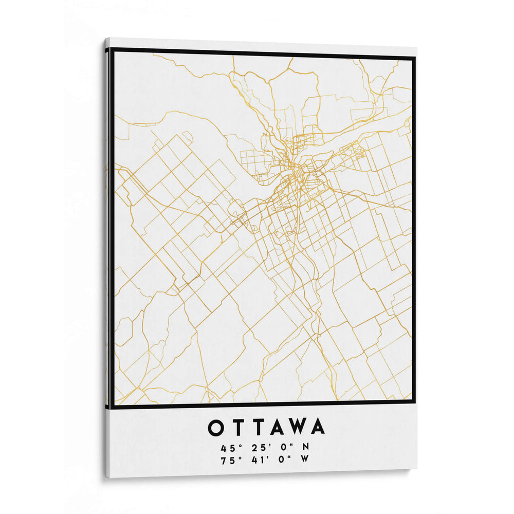 Ottawa, 1 Mapas 08 - Emiliano Deificus | Cuadro decorativo de Canvas Lab