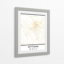Ottawa, 1 Mapas 08 - Emiliano Deificus | Cuadro decorativo de Canvas Lab