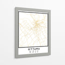 Ottawa, 1 Mapas 08 - Emiliano Deificus | Cuadro decorativo de Canvas Lab
