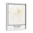 Ottawa, 1 Mapas 08 - Emiliano Deificus | Cuadro decorativo de Canvas Lab