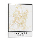 Santiago, 1 Mapas 07 - Emiliano Deificus | Cuadro decorativo de Canvas Lab
