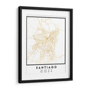 Santiago, 1 Mapas 07 - Emiliano Deificus | Cuadro decorativo de Canvas Lab