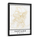 Santiago, 1 Mapas 07 - Emiliano Deificus | Cuadro decorativo de Canvas Lab