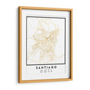 Santiago, 1 Mapas 07 - Emiliano Deificus | Cuadro decorativo de Canvas Lab