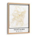Santiago, 1 Mapas 07 - Emiliano Deificus | Cuadro decorativo de Canvas Lab