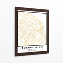 Buenos Aires, 1 Mapas 06 - Emiliano Deificus | Cuadro decorativo de Canvas Lab