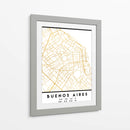Buenos Aires, 1 Mapas 06 - Emiliano Deificus | Cuadro decorativo de Canvas Lab